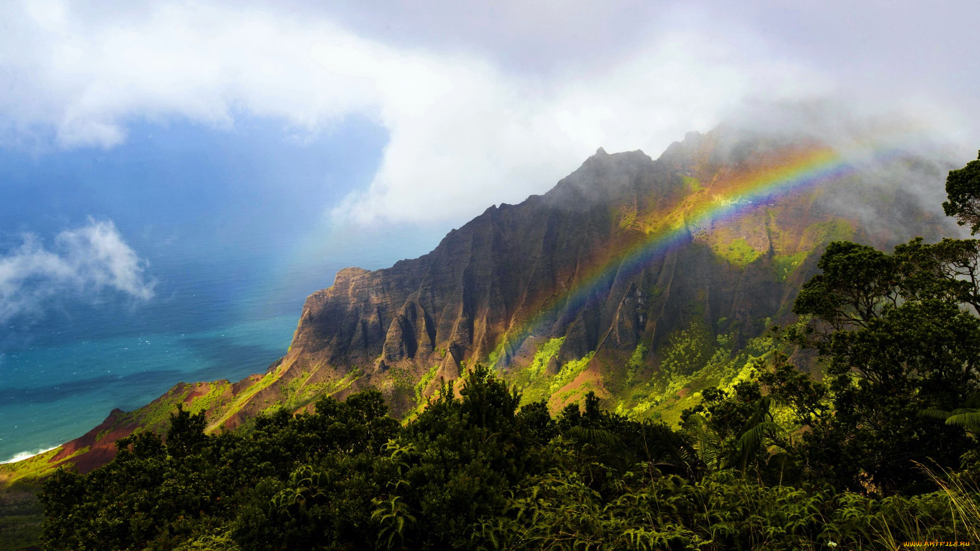 kalalau valley, na pali coast, kauai, , , kalalau, valley, na, pali, coast